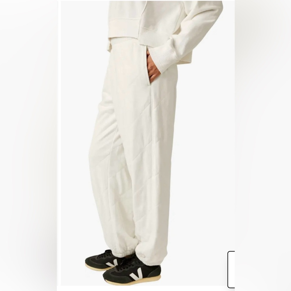 NWT Free People Movement All Star Quilted Cotton Blend Joggers Size XS